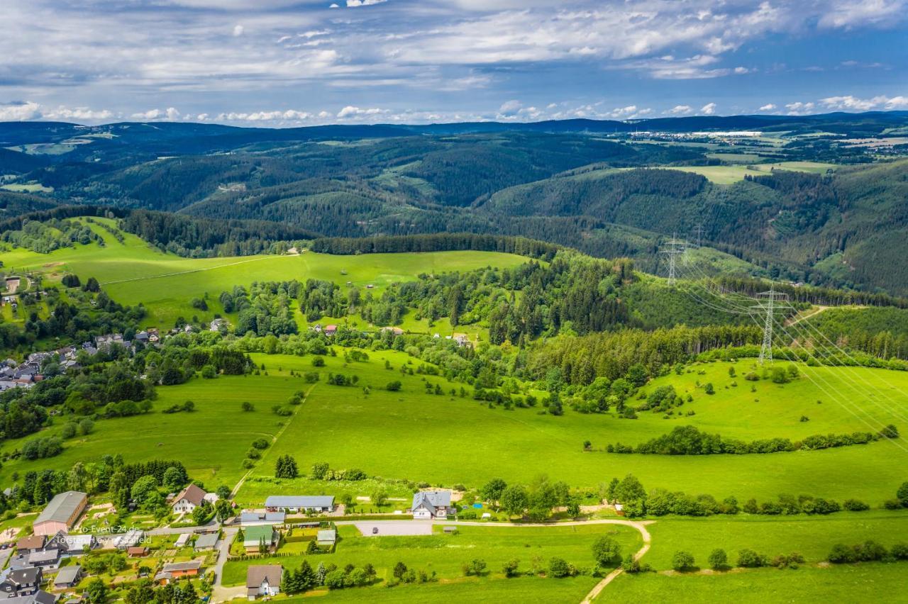 Ferienwohnung Fuchsbau Im Eg Des Ferienhauses Falkenhoehe Schwarzatal Екстер'єр фото